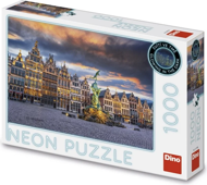 Puzzle Storm over Antwerp neon