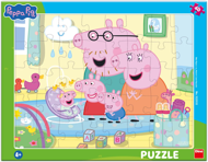 Puzzle Prasiatko Peppa: Súrodenci