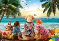Puzzle Cani in spiaggia