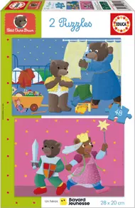 Puzzle 2x48 Petit Our Brun