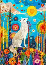 Puzzle White Guardian