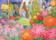 Puzzle Cvetlična razstava: optimizem in veselje