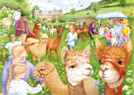 Puzzle Kmetija Alpaka