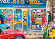 Puzzle Magazinul de discuri