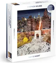 Puzzle Stephen Wilkes: De día a noche Washington Square Park
