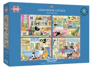 Puzzle 4x500 Catastrophe Cottage