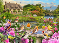 Puzzle Chant des oiseaux au bord du ruisseau