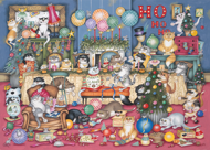 Puzzle Feline Festivities