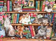 Puzzle Puss Back in Books