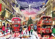 Puzzle Regent Street na Vianoce