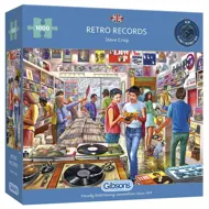 Puzzle Store with vinyl records