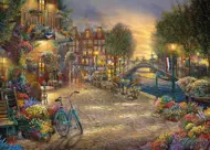 Puzzle Thomas Kinkade: Amsterdam Café