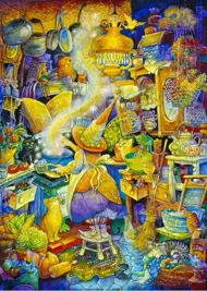 Puzzle Kitchen Witch