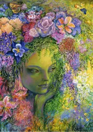 Puzzle Josephine Wall: Kráľovná mája