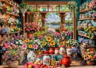 Puzzle Kvetinový únik