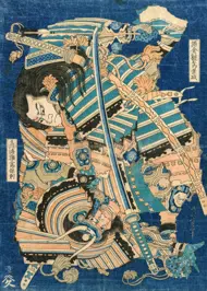 Puzzle Hokusai - Kamakura no Gengoro Apoderándose de Torinoumi Tasaburo