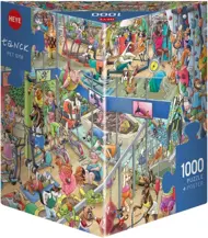 Puzzle Tanck: Posilňovňa pre domáce zvieratá image 2