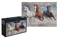 Puzzle Trois chevaux sauvages