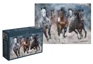 Puzzle Chevaux sauvages au galop