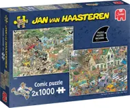 Puzzle 2x1000 Jan Van Haasteren Puzzles: Safari & Storm