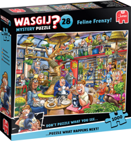 Puzzle Wasgij: Mystery 28 - Feline Frenzy!