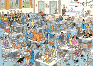 Puzzle Jan van Haasteren: The cat pageantry