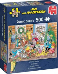 Puzzle Jan Van Haasteren: Un Crăciun lânos