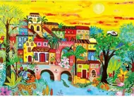 Puzzle Házak az erdőben