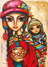 Puzzle Lerda: Mama a dievča