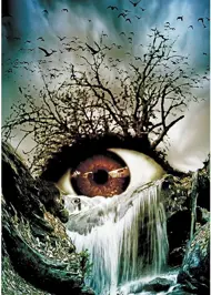 Puzzle Diamant painting: Eye 30x40 cm