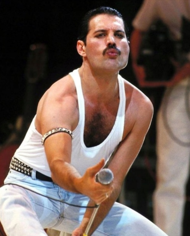 Puzzle Pictura cu diamant: Freddie Mercury 30x40 cm