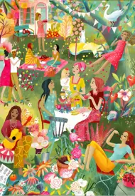 Puzzle Big Summer Garden Party