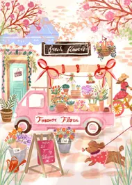 Puzzle Forever Flora, Camion de flori