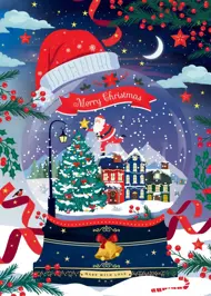 Puzzle Das verschneite Dorf des Weihnachtsmanns