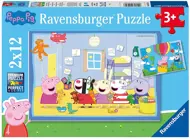 Puzzle 2x12 prasiatko Peppa