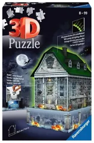Puzzle Casa stregata di notte LED