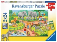 Puzzle 2x24 Deň v ZOO