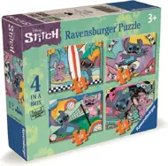 Puzzle 4v1 Disney: Stitch: Zábavné aktivity