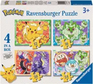 Puzzle 4v1 Pokémoni