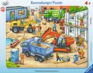 Puzzle Veľké stavebné vozidlá