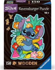 Puzzle Drevené obrysové puzzle Disney: Stitch