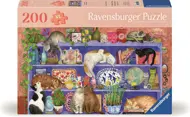 Puzzle Katte på hylden