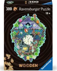 Puzzle Drevené obrysové puzzle: Kukučkové hodiny