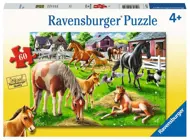 Puzzle Szczęśliwe konie