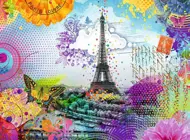 Puzzle Pohľadnica z Paríža