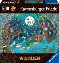 Puzzle Wooden puzzle: Enchanted Forest
