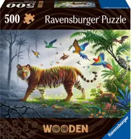 Puzzle Wooden puzzle: Jungle Tiger