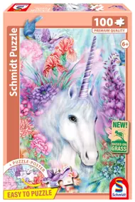 Puzzle Die sanfte Schönheit des Einhorns