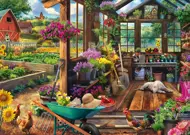 Puzzle Jeff Haynie: Záhradný domček Abri de jardin