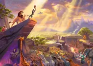 Puzzle Poškodený obal Kinkade: Disney: Leví kráľ